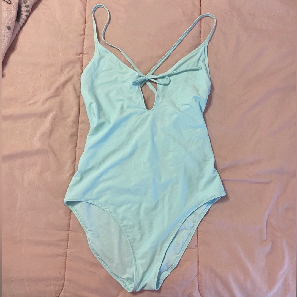 Aerie NWT Blue One Piece Swimsuit